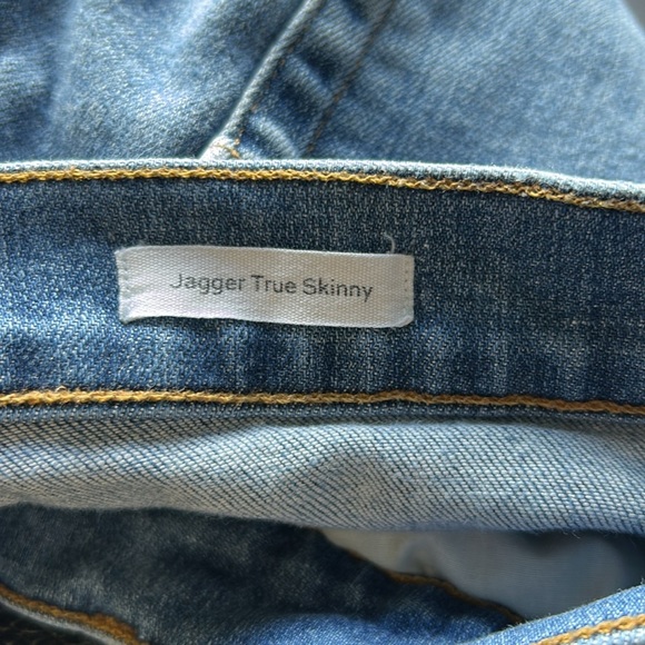 Frame Denim Jagger True Skinny Conrad Mens Slit Knees Mid Rise Sz 34 - Picture 11 of 15